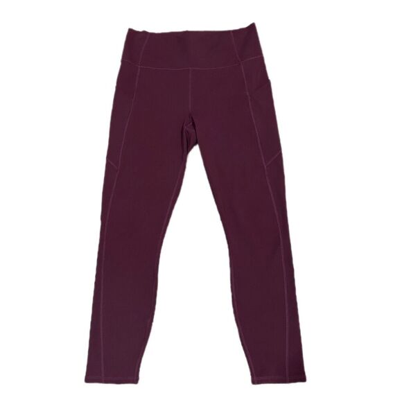 Fabletics PureLuxe Oasis High Waisted Legging Merlot Small - Picture 4 of 8